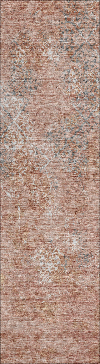 Piper Looms Chantille Lattice ACN769 Salmon Machine Washable Area Rug Runner Main Image