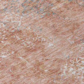 Piper Looms Chantille Lattice ACN769 Salmon Machine Washable Area Rug Swatch Image