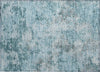 Piper Looms Chantille Lattice ACN769 Teal Machine Washable Area Rug Scatter Main Image