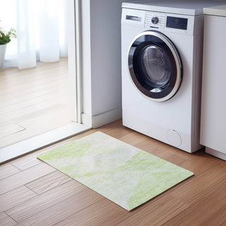 Piper Looms Chantille Modern ACN770 Aloe Machine Washable Area Rug Scatter Lifestyle Image Feature
