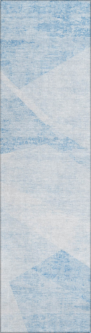 Piper Looms Chantille Modern ACN770 Denim Machine Washable Area Rug Runner Main Image