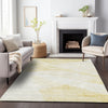Piper Looms Chantille Modern ACN770 Gold Machine Washable Area Rug Lifestyle Image Feature