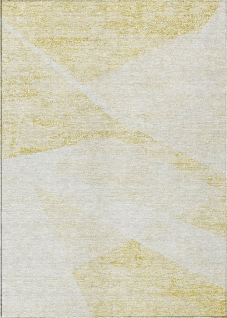 Piper Looms Chantille Modern ACN770 Gold Machine Washable Area Rug main image