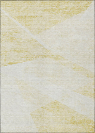 Piper Looms Chantille Modern ACN770 Gold Machine Washable Area Rug main image