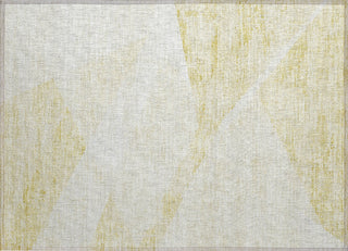 Piper Looms Chantille Modern ACN770 Gold Machine Washable Area Rug Scatter Main Image