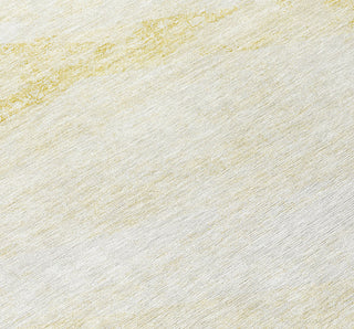 Piper Looms Chantille Modern ACN770 Gold Machine Washable Area Rug Swatch Image