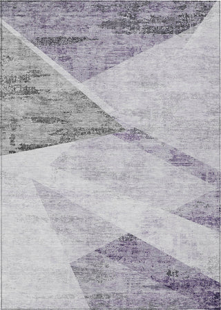 Piper Looms Chantille Modern ACN770 Purple Machine Washable Area Rug main image