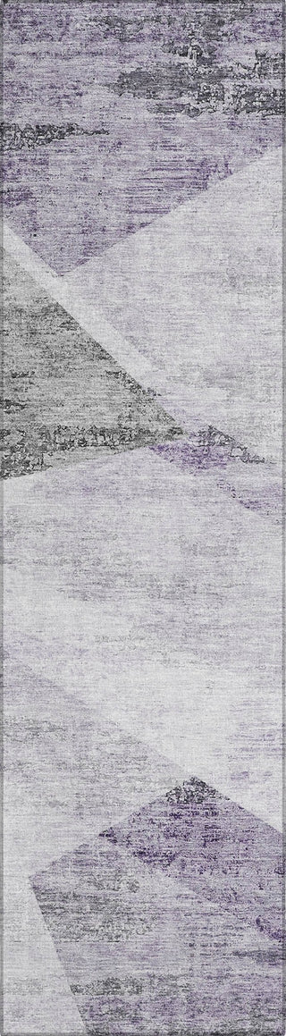 Piper Looms Chantille Modern ACN770 Purple Machine Washable Area Rug Runner Main Image