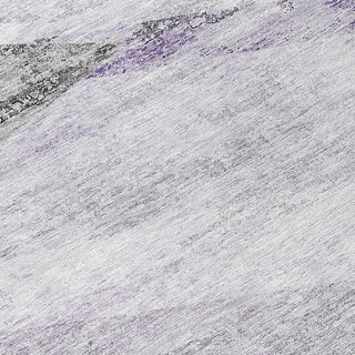 Piper Looms Chantille Modern ACN770 Purple Machine Washable Area Rug Swatch Image
