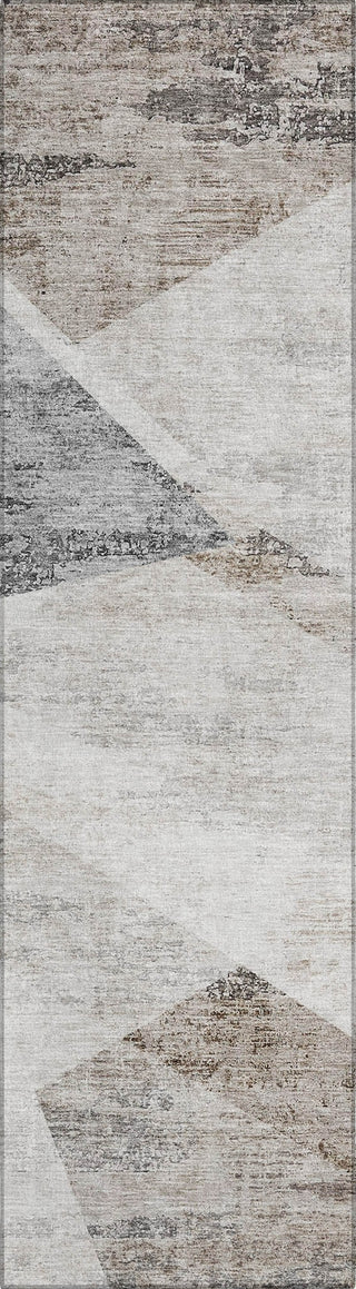 Piper Looms Chantille Modern ACN770 Silver Machine Washable Area Rug Runner Main Image