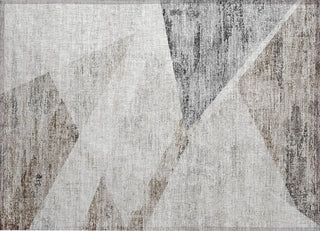 Piper Looms Chantille Modern ACN770 Silver Machine Washable Area Rug Scatter Main Image