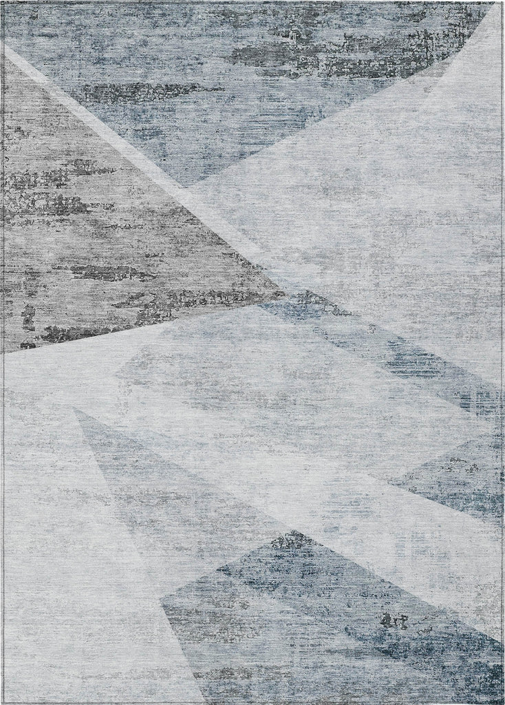 Piper Looms Chantille Modern ACN770 Sky Machine Washable Area Rug main image