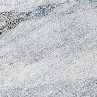 Piper Looms Chantille Modern ACN770 Sky Machine Washable Area Rug Swatch Image