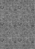 Piper Looms Chantille Floral ACN771 Gray Machine Washable Area Rug main image