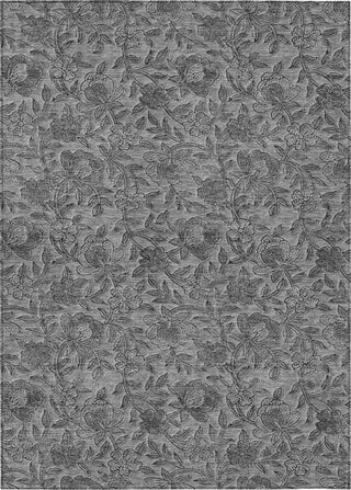 Piper Looms Chantille Floral ACN771 Gray Machine Washable Area Rug main image