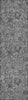 Piper Looms Chantille Floral ACN771 Gray Machine Washable Area Rug Runner Main Image