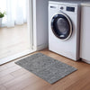 Piper Looms Chantille Floral ACN771 Gray Machine Washable Area Rug Scatter Lifestyle Image Feature