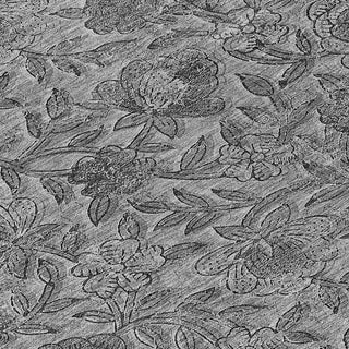 Piper Looms Chantille Floral ACN771 Gray Machine Washable Area Rug Swatch Image