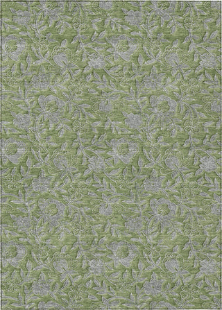 Piper Looms Chantille Floral ACN771 Olive Machine Washable Area Rug main image