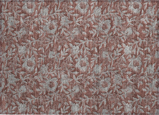 Piper Looms Chantille Floral ACN771 Paprika Machine Washable Area Rug Scatter Main Image