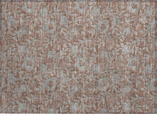 Piper Looms Chantille Floral ACN771 Terracotta Machine Washable Area Rug Scatter Main Image