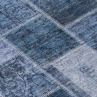 Piper Looms Chantille Patchwork ACN772 Blush Machine Washable Area Rug Swatch Image