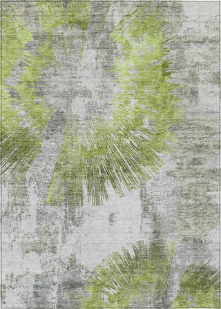 Piper Looms Chantille Abstract ACN773 Aloe Machine Washable Area Rug main image