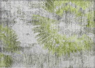 Piper Looms Chantille Abstract ACN773 Aloe Machine Washable Area Rug Scatter Main Image