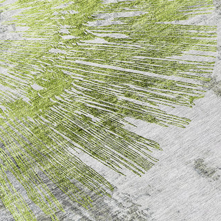 Piper Looms Chantille Abstract ACN773 Aloe Machine Washable Area Rug Swatch Image