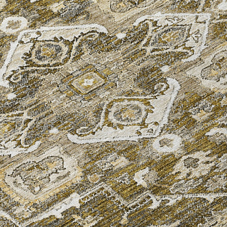 Piper Looms Chantille Oriental ACN774 Brown Machine Washable Area Rug Swatch Image