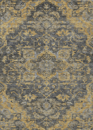 Piper Looms Chantille Oriental ACN774 Gray Machine Washable Area Rug main image