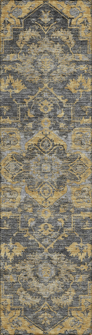 Piper Looms Chantille Oriental ACN774 Gray Machine Washable Area Rug Runner Main Image