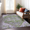 Piper Looms Chantille Oriental ACN774 Olive Machine Washable Area Rug Lifestyle Image Feature