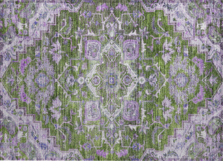 Piper Looms Chantille Oriental ACN774 Olive Machine Washable Area Rug Scatter Main Image