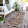 Piper Looms Chantille Oriental ACN774 Terracotta Machine Washable Area Rug Runner Outdoor Lifestyle Image Feature
