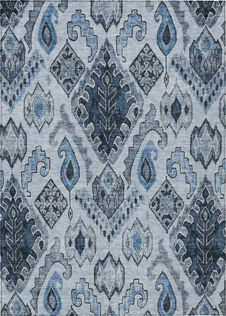 Piper Looms Chantille Moroccan ACN775 Blue Machine Washable Area Rug main image