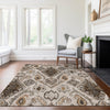 Piper Looms Chantille Moroccan ACN775 Brown Machine Washable Area Rug Lifestyle Image Feature