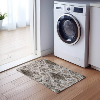 Piper Looms Chantille Moroccan ACN775 Brown Machine Washable Area Rug Scatter Lifestyle Image Feature