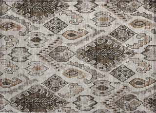 Piper Looms Chantille Moroccan ACN775 Brown Machine Washable Area Rug Scatter Main Image
