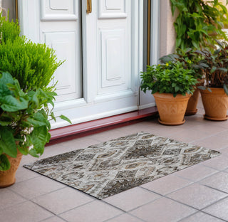 Piper Looms Chantille Moroccan ACN775 Brown Machine Washable Area Rug Scatter Outdoor Lifestyle Image Feature