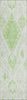 Piper Looms Chantille Moroccan ACN776 Aloe Machine Washable Area Rug Runner Main Image