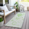Piper Looms Chantille Moroccan ACN776 Aloe Machine Washable Area Rug Runner Outdoor Lifestyle Image Feature