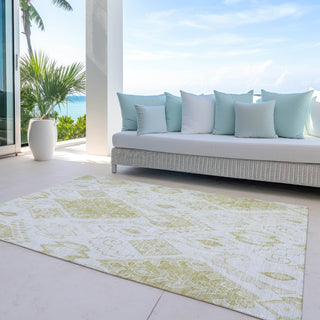 Piper Looms Chantille Moroccan ACN776 Beige Machine Washable Area Rug Outdoor Lifestyle Image Feature