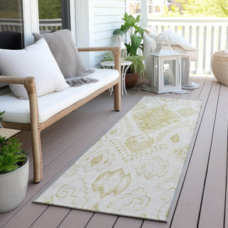 Piper Looms Chantille Moroccan ACN776 Beige Machine Washable Area Rug Runner Outdoor Lifestyle Image Feature