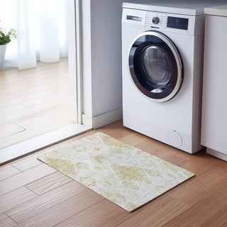 Piper Looms Chantille Moroccan ACN776 Beige Machine Washable Area Rug Scatter Lifestyle Image Feature