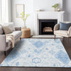 Piper Looms Chantille Moroccan ACN776 Blue Machine Washable Area Rug Lifestyle Image Feature