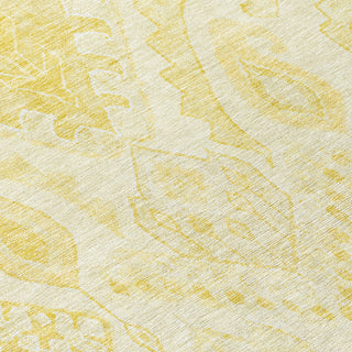 Piper Looms Chantille Moroccan ACN776 Gold Machine Washable Area Rug Swatch Image