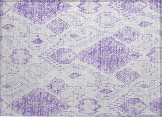 Piper Looms Chantille Moroccan ACN776 Purple Machine Washable Area Rug Scatter Main Image