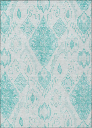 Piper Looms Chantille Moroccan ACN776 Teal Machine Washable Area Rug main image