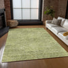 Piper Looms Chantille Geometric ACN777 Aloe Machine Washable Area Rug Lifestyle Image Feature